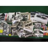 Quantity of approx seventy amateur black and white 1950's/1960's motor racing photographs of varying