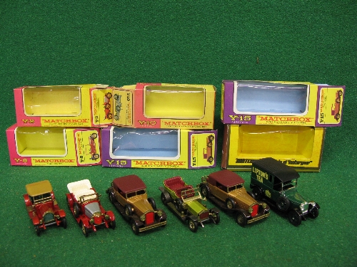 Six 1960's/1970's Matchbox Models Of Yesteryear to comprise: Y2 Prince Henry Vauxhall, Y5 Liptons - Image 2 of 2