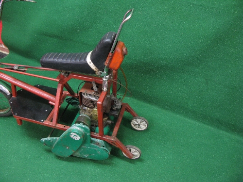 Bespoke Chopper-Roller, built utilising a Raleigh Chopper and Suffolk Punch lawnmower (with blades - Image 3 of 3