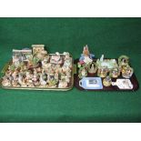 Collection of Border Fine Arts Beatrix Potter figures together with a Beswick Beatrix Potter