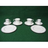 Royal Doulton Simplicity pattern teaset No. H5112 to comprise: eight tea cups and saucers, eight