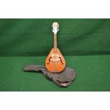 Modern Ozark mandolin with soft case Please note descriptions are not condition reports, please