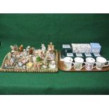 Collection of Border Fine Arts Beatrix Potter figures together with a boxed John Beswick Beatrix