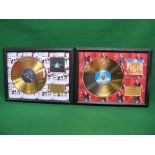 A 24ct Gold Coated Disc Exclusive Limited Edition Number 61/1500 for Iron Maiden Powerslave, In