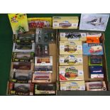 Thirty one boxed diecast models to include: buses, tanks, motorbikes etc by Corgi, Dragon, Oxford,