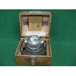 Cased Ferodo, Tapley of Southampton brake resting meter with floor mounting block Please note