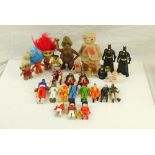 Collection of circa 80?s playworn toys to include Playmobil, 3 x Galoob The A-Team (Mr T,