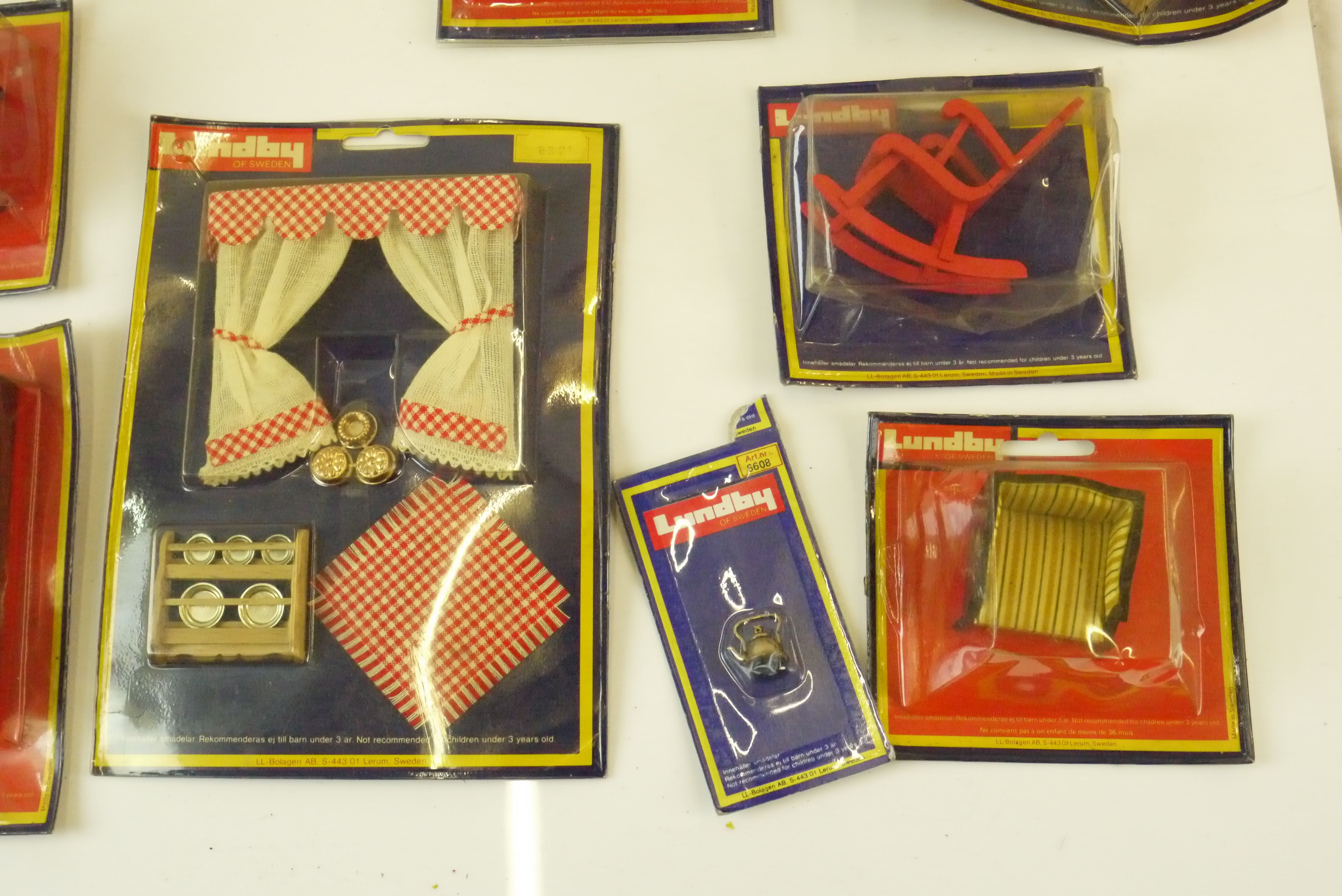 11 Carded & unopened Lundby of Sweden items of dolls house furniture, cards showing some bend but - Image 2 of 9