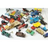 Quantity of circa 1960/70s play worn diecast models to include Matchbox Models of Yesteryear,