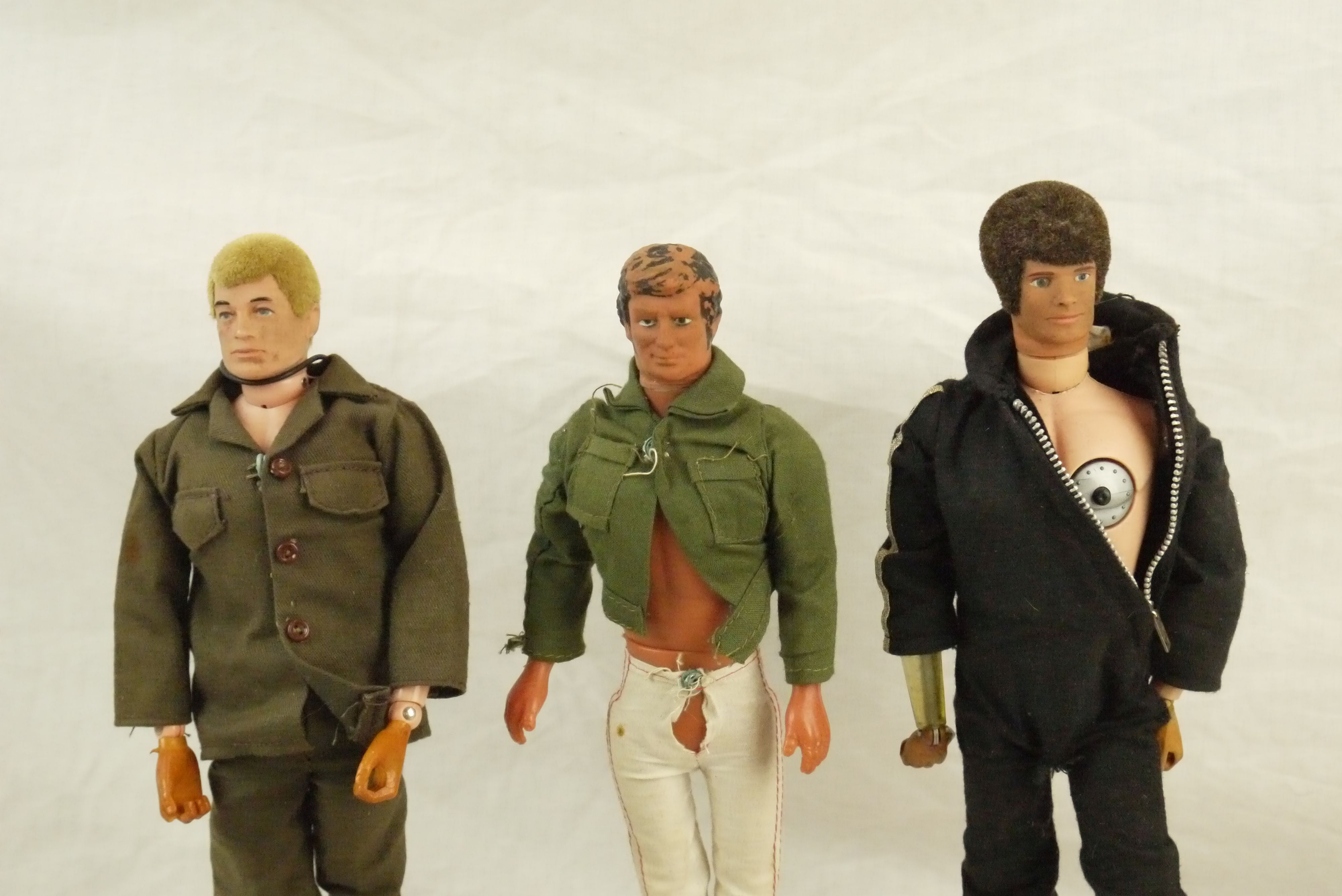 Two original Palitoy Action Man figures plus a 1974 Mego James Bond 007 figure and one other, - Image 2 of 3