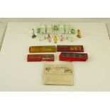 Quantity of loose Britains Hospital figures and accessories, plus 4 x Ensign Limited coloured