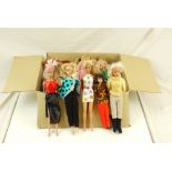 20 x Playworn contemporary dolls to include Sindy, Mattel Barbie, Simba etc