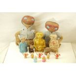 14 x E.T. plush toys and figurines featuring Applause, etc
