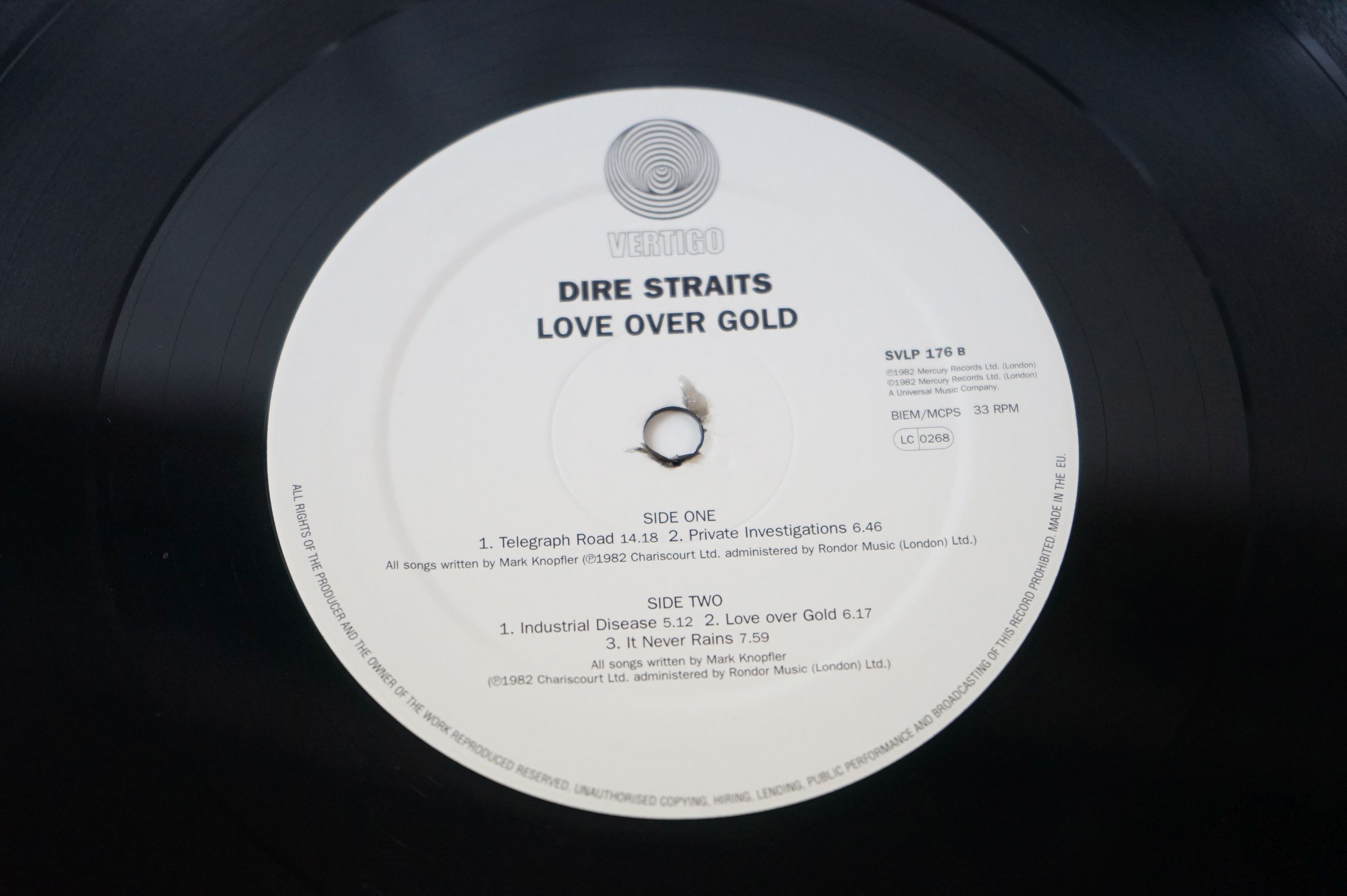 Vinyl - Dire Straits 3 LP's to include Brothers In Arms (Warner Bros 49377-1) Love Over Gold ( - Image 9 of 13