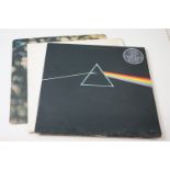 Vinyl - Pink Floyd 3 LP's to include Wish You Were Here (SHVL 814), Obscured By Clouds (SHSP 4020)