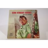 Vinyl - Gene Vincent Rocks & The Blue Caps Roll (Capitol T 970) Capitol rainbow edge label. Sleeve