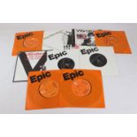 PUNK - THE VIBRATORS / STARJETS - 9 UK 1977 -1978 PROMO SINGLES IN EPIC RECORDS, VIBRATORS -