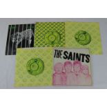 PUNK - WIRE / THE SAINTS, 5 PUNK SINGLES ON HARVEST RECORDS, INCLUDING DEMOS PROMOS. 1. WIRE -