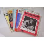 Memorabilia - Gene Vincent interest & 50's/60's collection to include 6 items of sheet music Be