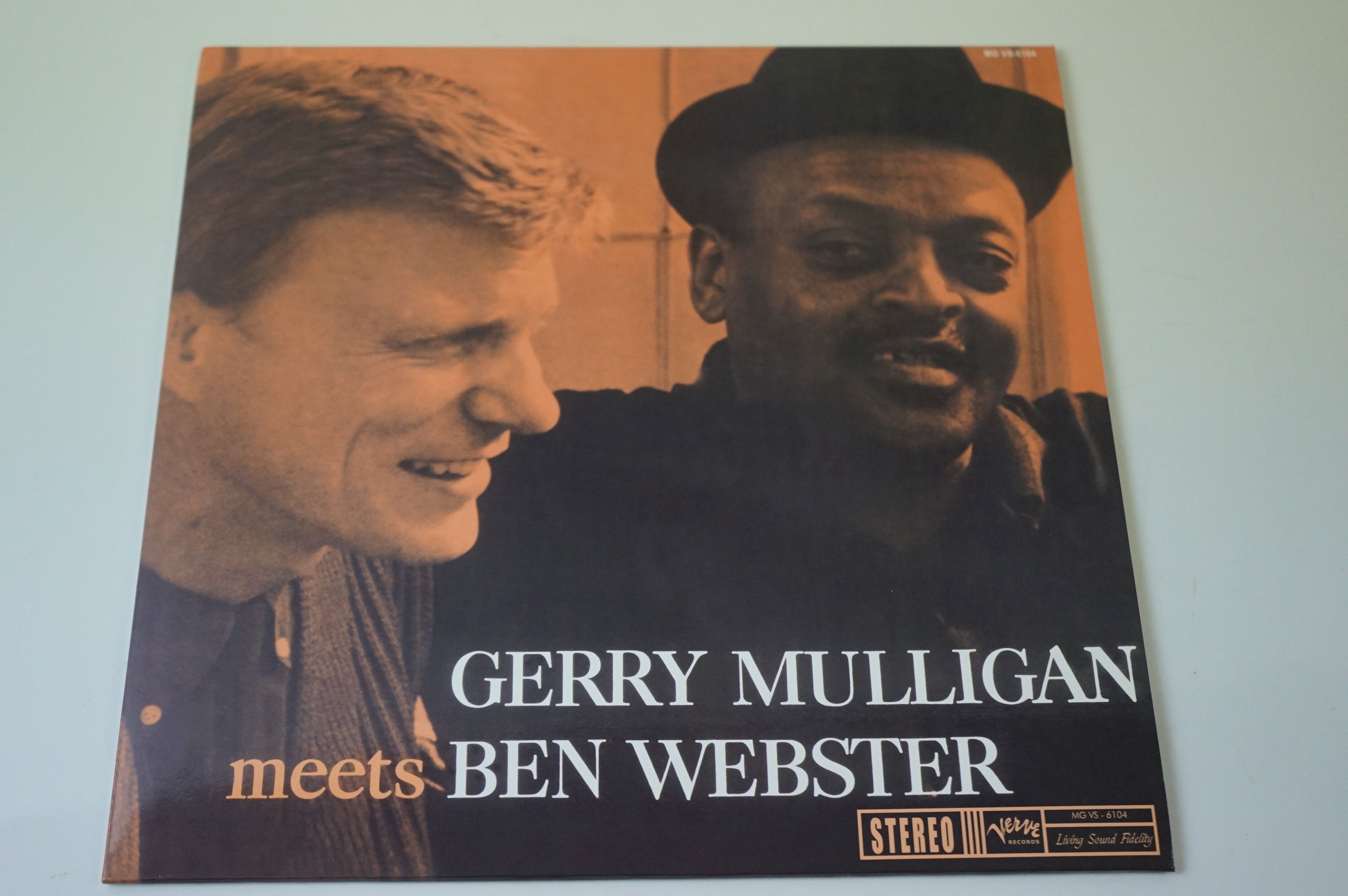 Vinyl - Gerry Mulligan Meets Ben Webster (Verve Records MG VS-6104) stereo remastered LP on 180gm