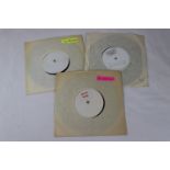 PUNK / DIY PUNK - 3 RARE PRIVATE PRESSING WHITE LABEL UK 1ST PRESSING 1977-1980 SINGLES. 1.