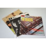 Vinyl - The Beatles 3 LP's to include Please Please Me (PMC 1202) yellow/black label, The Parlophone