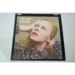Vinyl - David Bowie Hunky Dory (SF 8244) non laminated sleeve with lyric sheet. Sleeve & Vinyl VG