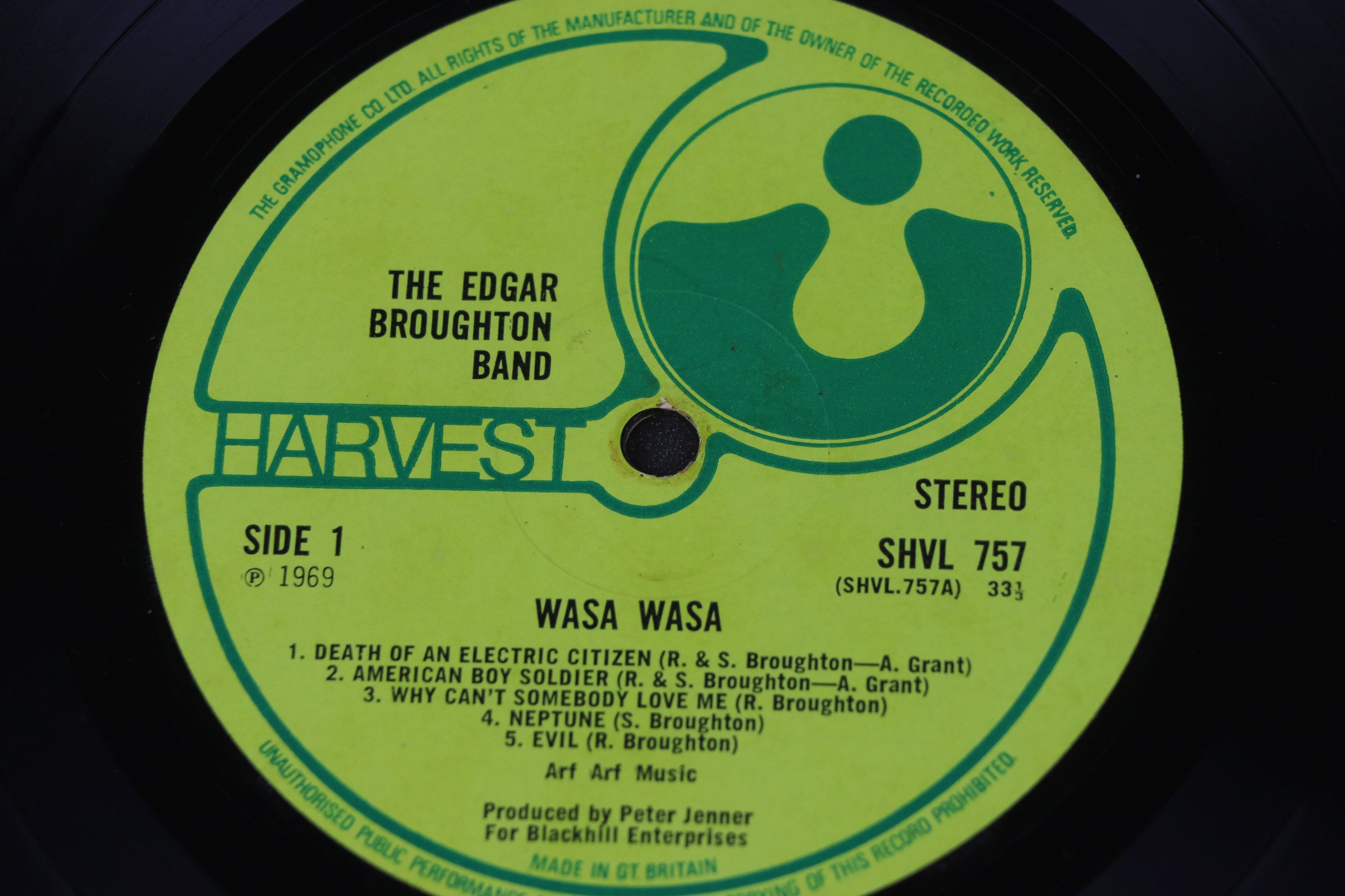 Vinyl - Edgar Broughton Band Wasa Wasa (SHVL 757) no EMI on label or Sold In UK, Harvest advertising - Image 5 of 7