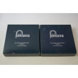 Vinyl - The Fontana Singles Box Sets Vol 1 & 2 numbered 1873 & 2631. Boxes have suffered from