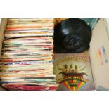 Vinyl - Rock & Pop collection of approx 140 45's mainly 50's & 60's includes The Beatles and The