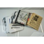 Music ephemera - Quantity of various promo cards, brochures, magazines, cuttings and facsimiles from