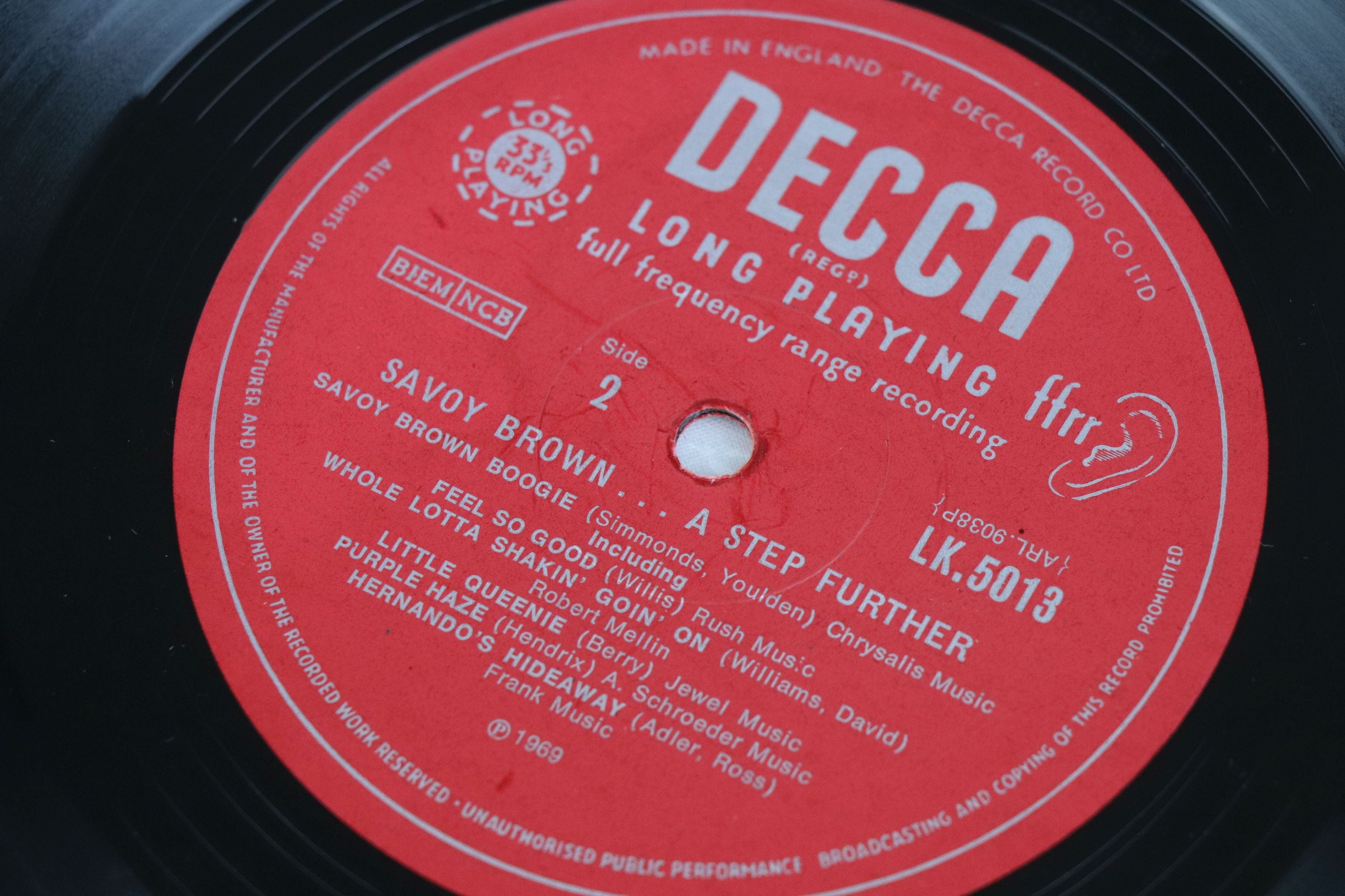 Vinyl - Savoy Brown A Step Further (Decca LK 5013) unboxed Decca red mono label, original red inner. - Image 5 of 6