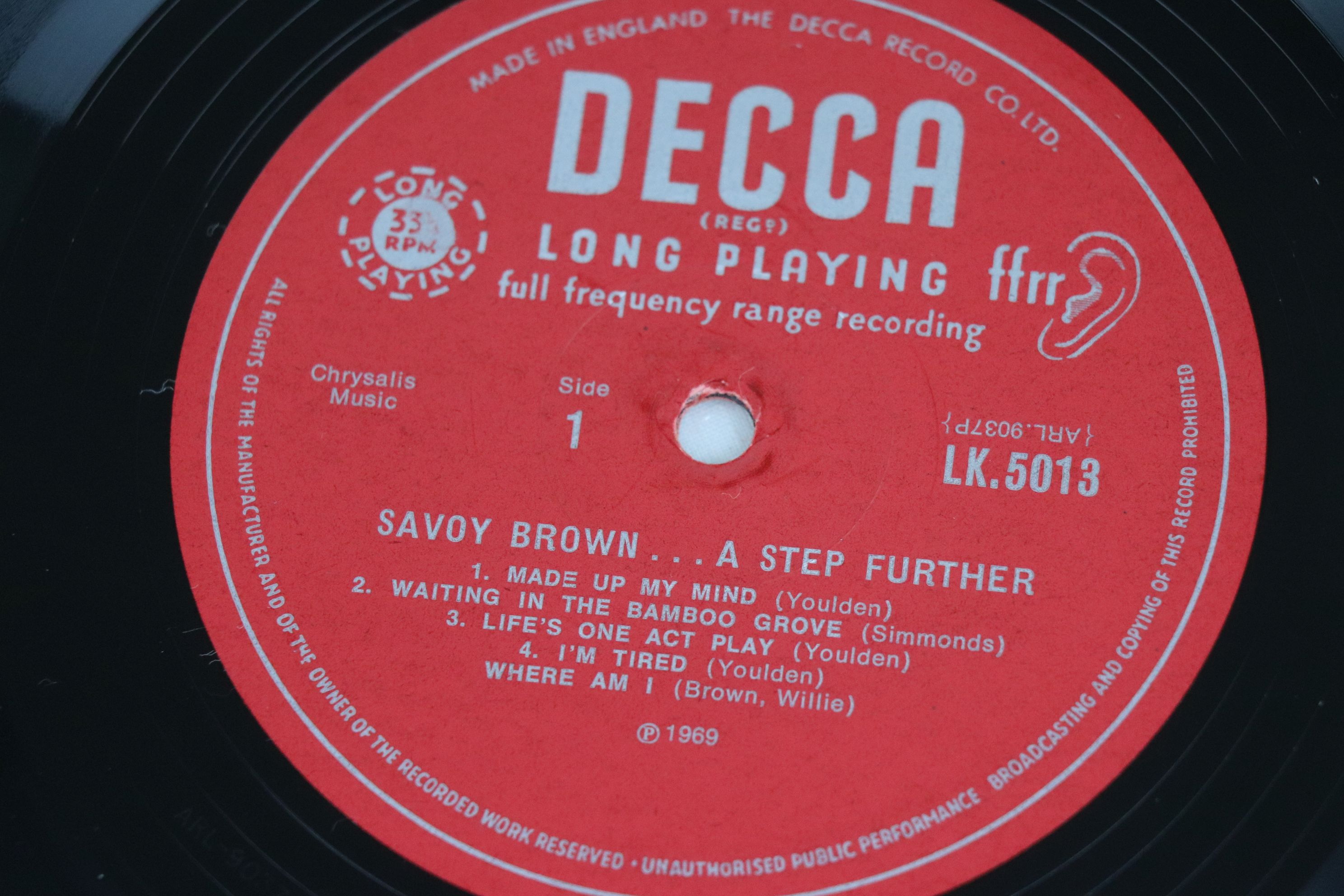 Vinyl - Savoy Brown A Step Further (Decca LK 5013) unboxed Decca red mono label, original red inner. - Image 3 of 6