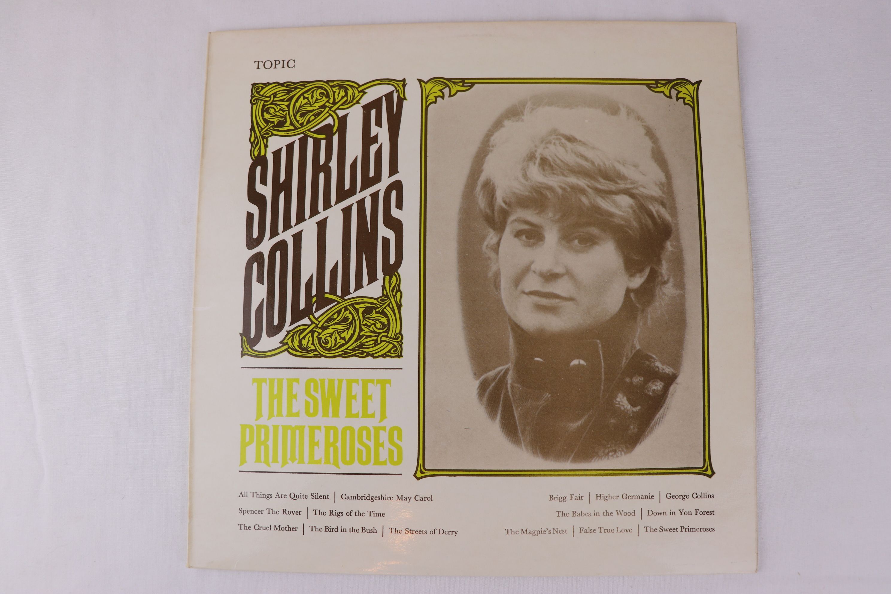 Vinyl - Shirley Collins The Sweet Primeroses (Topic 127170) Blue Topic label but likely later