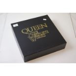 Vinyl - Queen The Complete Works Box Set (GB 1) numbered 000391 14 LP's together with map and two