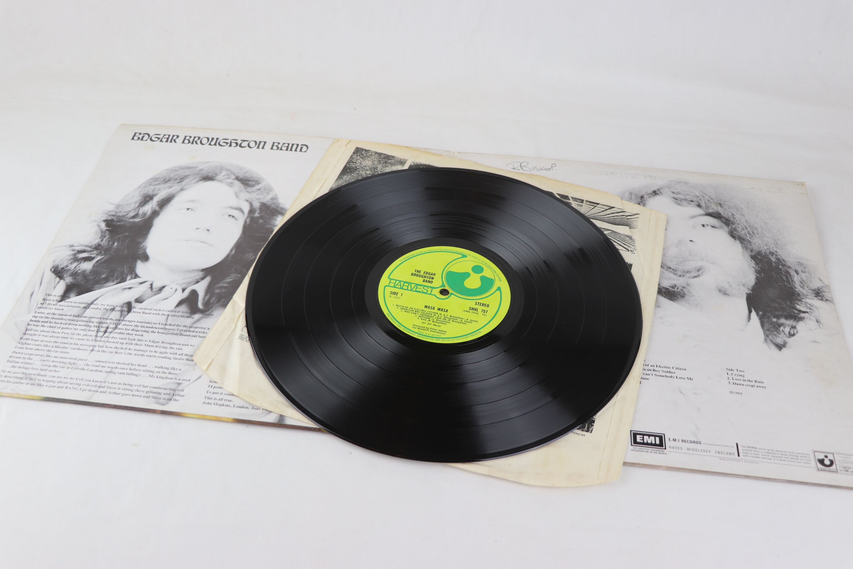 Vinyl - Edgar Broughton Band Wasa Wasa (SHVL 757) no EMI on label or Sold In UK, Harvest advertising - Image 3 of 7