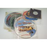 Vinyl - Picture/Shaped discs x 15 to include Joe Walsh Rocky Mountain Way, Lynyrd Skynyrd