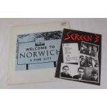 PUNK / POST PUNK / NEW WAVE COMPILATION - NORWICH A FINE CITY, rare compilation of NORWICH -