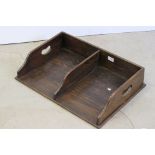 19th century Oak Book Tray