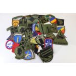 A Collection Of Over 30 Military Cloth Badges, Mainly American and to include Special Forces And