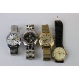 four gents wrist watches to include Sekonda non runners