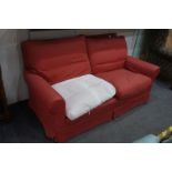 Two Seater Sofa with removable covers, 160cms long x 79cms high