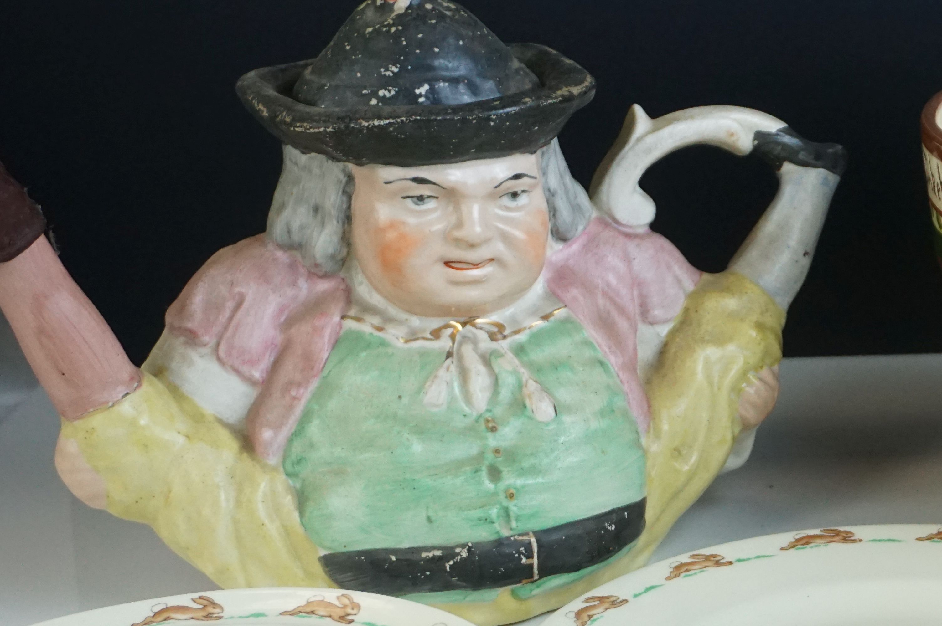 Ceramics including Torquay Mottoware Three Handled Mug and Footed Bowl, Royal Doulton Bunnykins - Image 2 of 9