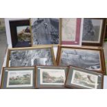 Collection of Pictures including Four Framed and Glazed Black and White Photographs / Photographic