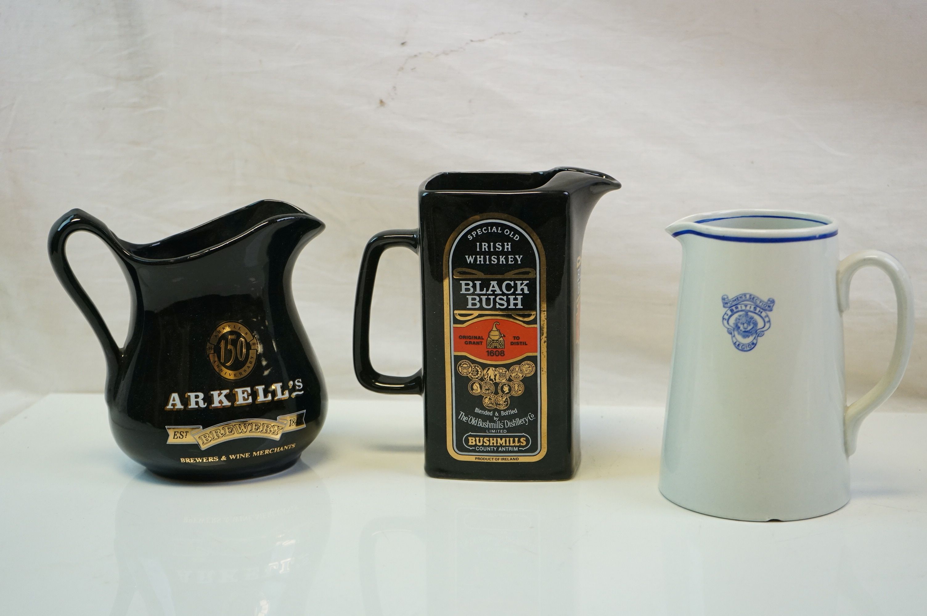 Collection of Fifteen Ceramic Pub Advertising Jugs including Wade and Martell Grand National Void - Image 5 of 5
