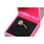 9ct Yellow Gold single stone Ring