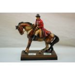Cold Painted Spelter Match Striker in the form of a Highway Man (lacking striker), 23.5cms high