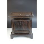 19th century Oak Spice Cupboard opening to eight drawers