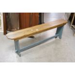 Vintage Pine Kitchen Bench, 54" long