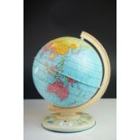 A Chad Valley tinplate globe